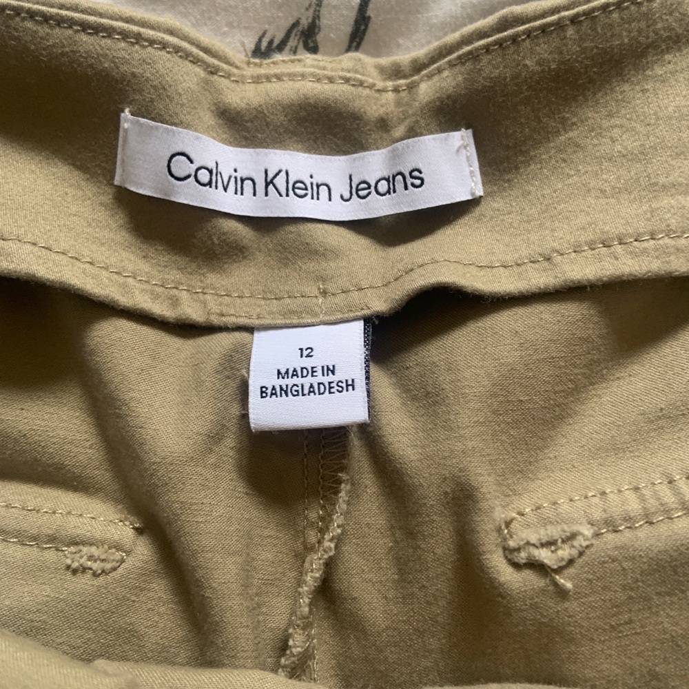 Calvin Klein jeans high rise wide leg cargo pants - Picture 6 of 10